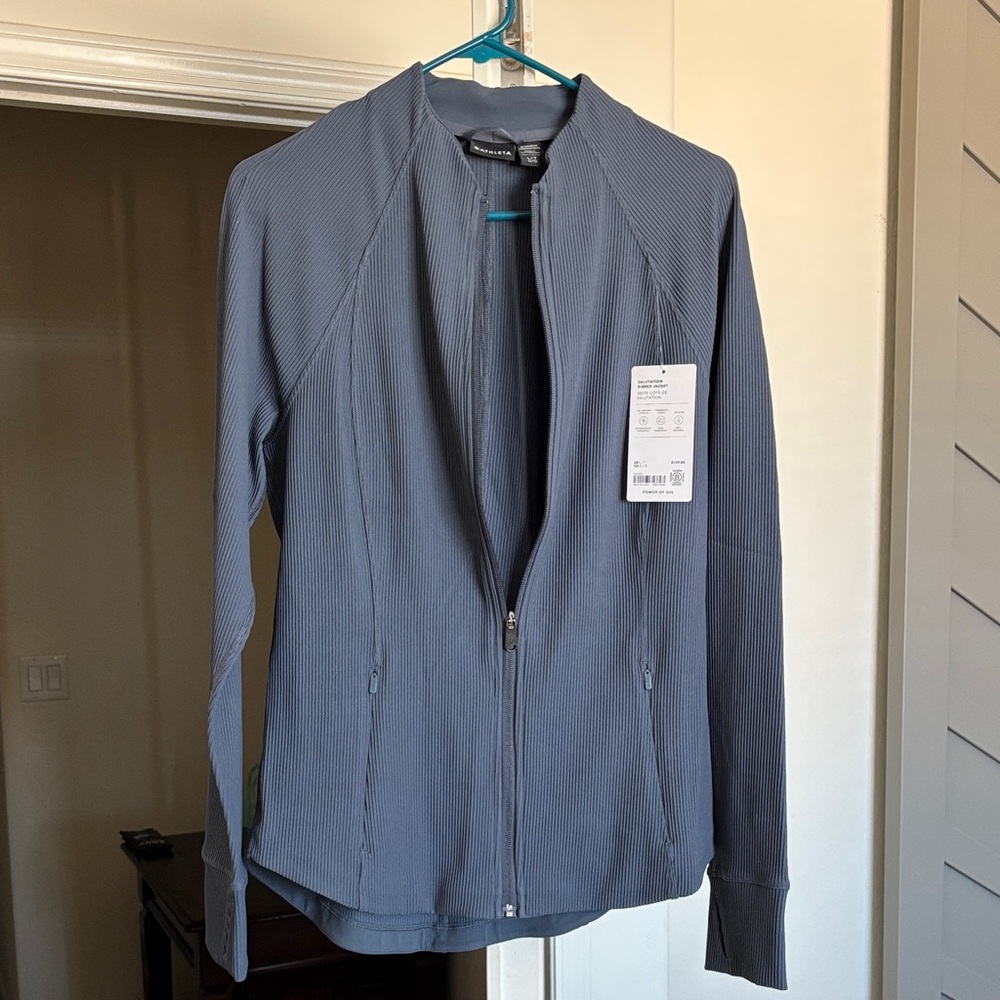 Athleta Blue Utility Jacket